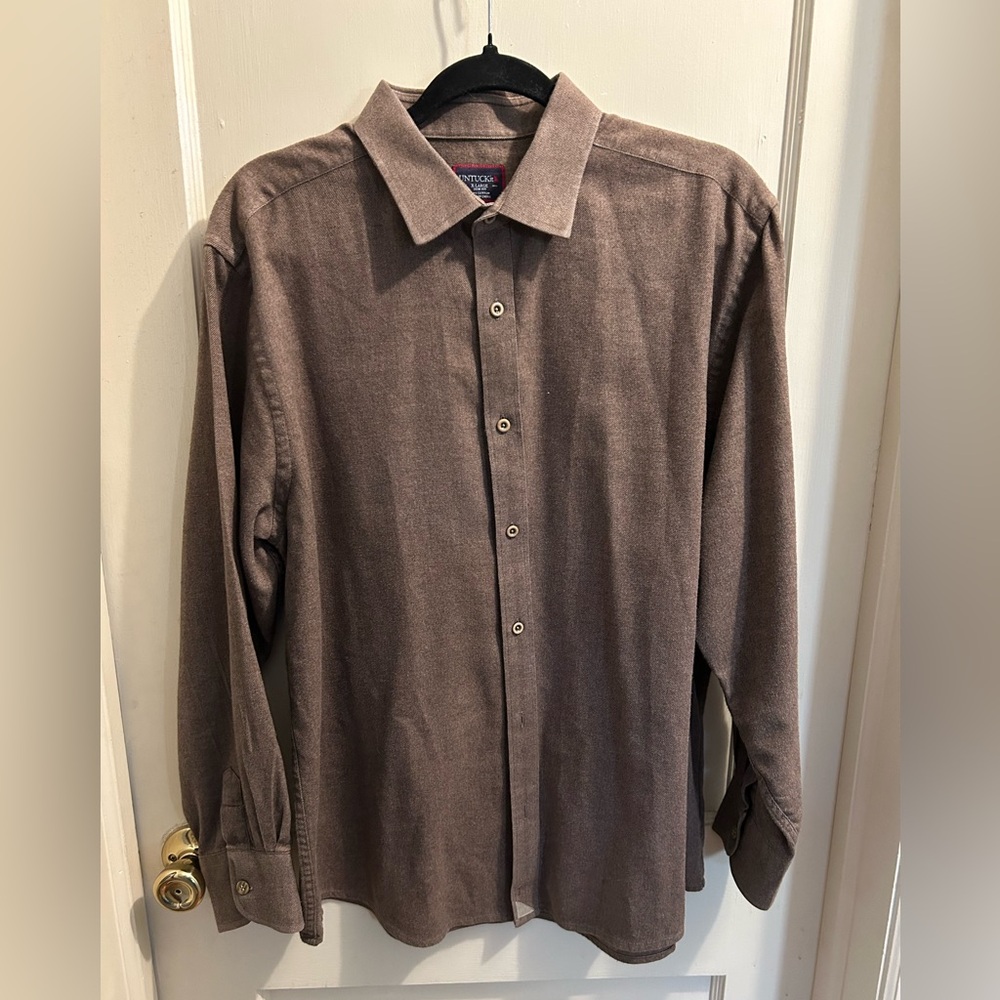 UNTUCKit Brown Casual Button Down Shirt